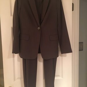 Brown Calvin Klein suit